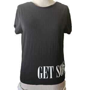 Black Get Some Insight Tee Shirt Size 10